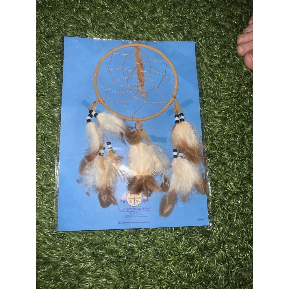Lakota (Sioux) 5" DREAM CATCHER Authentic St. Joseph's Indian School - BRAND NEW